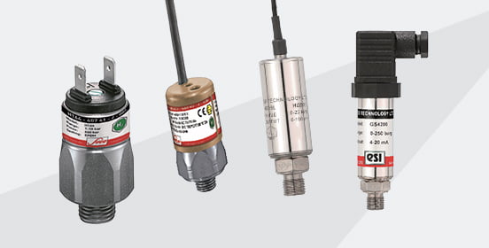 水素向け圧力スイッチ／トランスミッタ